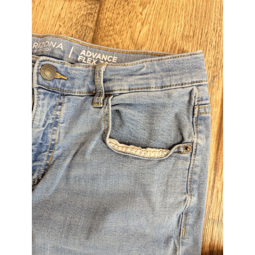 Arizona Jean Co Advance Flex 360° Relaxed Straight Stretch Jeans Blue Denim 16R - Picture 5 of 12